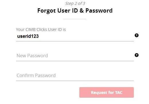 Password Login CIMB Click
