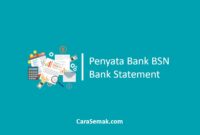 Penyata Bank BSN