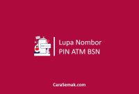 Lupa Nombor Pin ATM BSN
